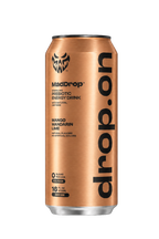 Mad Drop Drop.on Mango Mandarin Lime prebiotic energy drink can, front view